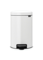BRABANTIA Δοχείο Απορριμμάτων με Πεντάλ Λευκό New Icon 12lt - 080.1119/69