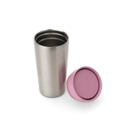 Brabantia Κούπα Ισοθερμική με Διπλά Τοιχώματα 360ml M Lilac Pink Make & Take -Ανοξείδωτη