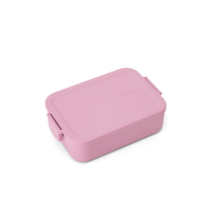 Brabantia Make & Take  Δοχείο Φαγητού 1,1Lt-Medium- 20X13,5X5,5cm  Lilac Pink -Πλαστικό