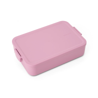 Brabantia Make & Take  Δοχείο Φαγητού Με Χωρίσματα Bento 2Lt -Large- 25,5X16,7X6,2cm Lilac Pink -Πλ