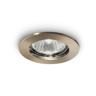 Ideal Lux Downlight Φωτιστικό Χωνευτής Τοποθέτησης Μονόφωτο Jazz 083124 GU10 max 1 x 50W Μπρουνίτο