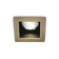 Ideal Lux Downlight Φωτιστικό Χωνευτής Τοποθέτησης Μονόφωτο Funky 083247 GU10 max 1 x 50W Μπρουνίτο