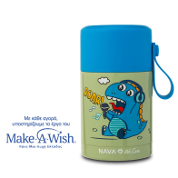 Nava Παιδικό Δοχείο Φαγητού Ισοθερμικό Στρογγυλό We Care 400ml Πράσινο