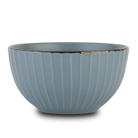 NAVA Μπολ δημητριακών stoneware "Penelope" μπλε 14cm