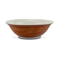 NAVA Σαλατιέρα πορσελάνινη καφέ "Alexandra" 23cm