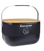 CORAL GAS Mini BBQ ΜΑΥΡΟ