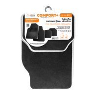 CARTECH ΔΑΠΕΔΑ ΜΟΚΕΤΑ COMFORT ΜΑΥΡΟ-ΓΚΡΙ 4ΤΜΧ