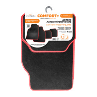 CARTECH ΔΑΠΕΔΑ ΜΟΚΕΤΑ COMFORT ΜΑΥΡΟ-KOKKINO 4ΤΜΧ