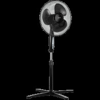 MPM Ορθοστάτης Ανεμιστήρας με Remote Control 40 cm 45W Μαύρος