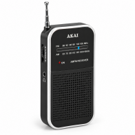 Akai APR-351 – Mini Φορητό Ραδιόφωνο AM/FM με Τηλεσκοπική Κεραία & Έξοδο Ακουστικών