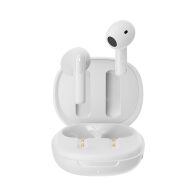 QCY AilyBuds E20 White- Hybrid ANC Semi-Ear TWS earbuds 6mics 13mm dynamic driver IPX4 BT5.4 35h