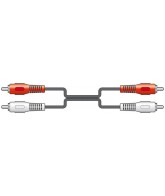 AVLINK 2xRCA PLUGS TO 2 x RCA PLUGS LEAD 3.0m
