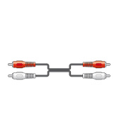 AVLINK 2xRCA PLUGS TO 2 x RCA PLUGS LEAD 5.0m