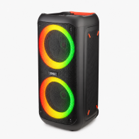 Osio OBT-8040 – Φορητό Party Ηχείο 90W με 2×8" & Πρίμα, LED Φωτισμό, Τρόλεϊ & Ασύρματο Μικρόφωνο (Bluetooth 5.3)