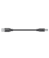AVLINK USB 2.0 TYPE A PLUG TO TYPE B PLUG LEADS 1.5m BLACK