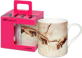 Konitz Κούπα 400ml Λευκή Creazione di Adamo by Michela -Art Πορσελάνη Σε Συσκευασία Δώρου