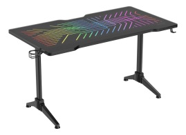 Deltaco Gaming Γραφείο DT420 Black 140x75cm GAM-150