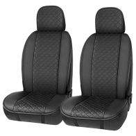 Auto Gs Elegance Πλατοκαθίσματα Αυτοκινήτου Σετ 2 Τεμάχια Μαύρα