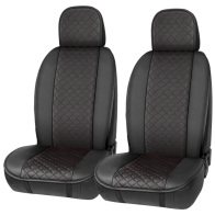 Auto Gs Elegance Πλατοκαθίσματα Αυτοκινήτου Σε 2 Τεμάχια Μαύρα