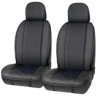 Auto Gs Elegance Πλατοκαθίσματα Αυτοκινήτου Σετ 2 Τεμάχια Μαύρα