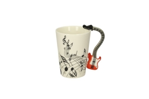 Gadget Master Κούπα με χερούλι Κιθάρα κόκκινη