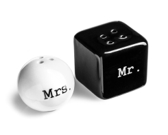 Gadget Master Αλατοπίπερο Mr & Mrs