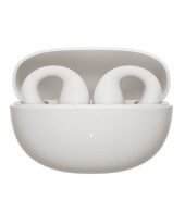 QCY Crossky C10 White Open Ear TPU Earclip, IPX5 Call Noise Reduction BT 5.4 Earbuds 30h