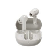 QCY Buds ANC Cream Grey (HT15) - 45db ANC TWS Earbuds 35h 5 mic ENC, ear-canal adaptive tech,