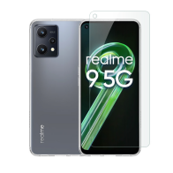 Vivid Set TPU Case + Tempered Glass Realme 9 5G Transparent
