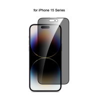 Vivid Full Face Tempered Glass Privacy Apple iPhone 15 Pro Max Black
