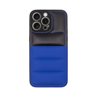 Vivid Puffer Back Cover Apple iPhone 15 Pro Blue/Black