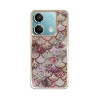 Vivid Mermaid Scale Silicone Case Redmi Note 13 5G Rose Gold