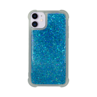 Vivid Liquid Glitter Case Apple iPhone 11 Blue