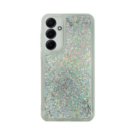 Vivid Liquid Glitter Case Samsung Galaxy A55 5G Silver