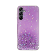 Vivid Liquid Glitter Case Samsung Galaxy A55 5G Purple/Multicolor