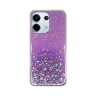 Vivid Liquid Glitter Case Redmi Note 13 Pro/Poco X6 5G Purple/Multicolor