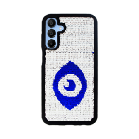 Vivid Sequin Case Samsung Galaxy A15 4G/5G Silver/Blue