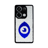 Vivid Sequin Case Redmi Note 13 Pro/Poco X6 5G Silver/Blue