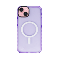 Vivid Magsafe Silicone Case Apple iPhone 15 Plus Purple