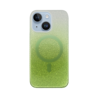 Vivid Magsafe Glitter Shine Case Apple iPhone 15 Plus Green