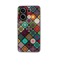 Vivid Ethnic Style Case Redmi Note 13 5G Red