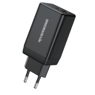 Riversong Travel Adapter PowerKub G65 Pro Dual USB Black