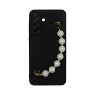 Vivid Silicone Case Pearl Chain Samsung Galaxy A36 Black
