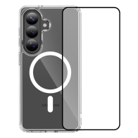 Vivid Set MagSafe Acrylic Case + Full Face Tempered Glass Samsung Galaxy S26