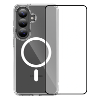 Vivid Set MagSafe Acrylic Case + Full Face Tempered Glass Samsung Galaxy S26+