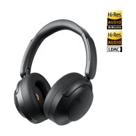 QCY H3S Headphones Black - Type-C & Bluetooth 6.0 ANC iOS/Android Call Noise Cancelling Heasdet 102h