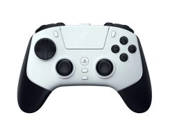 Razer Raiju V3 PRO White - PS5/PC - Wireless Gaming Controller -  TMR Thumbs - 6 Remappable Buttons