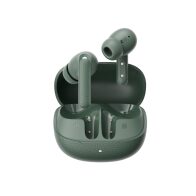 QCY Buds ANC Green (HT15)- 45db ANC TWS Earbuds 35h 5 mic ENC, ear-canal adaptive tech, leather case