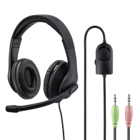 Hama "HS-P200" PC Office Headset, Stereo, Μαύρο