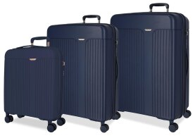 Movom Σετ Βαλίτσες 55-68-78cm New Trendy Navy Blue